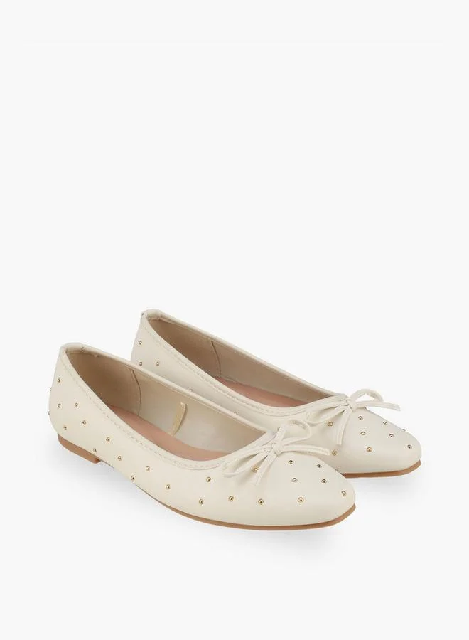 Celeste Women Studded Ballerina Shoes